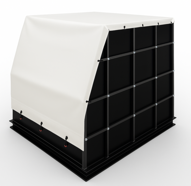 IBC-with cover-2 | APD | Chemical Tanks, Detention and Retention Tanks